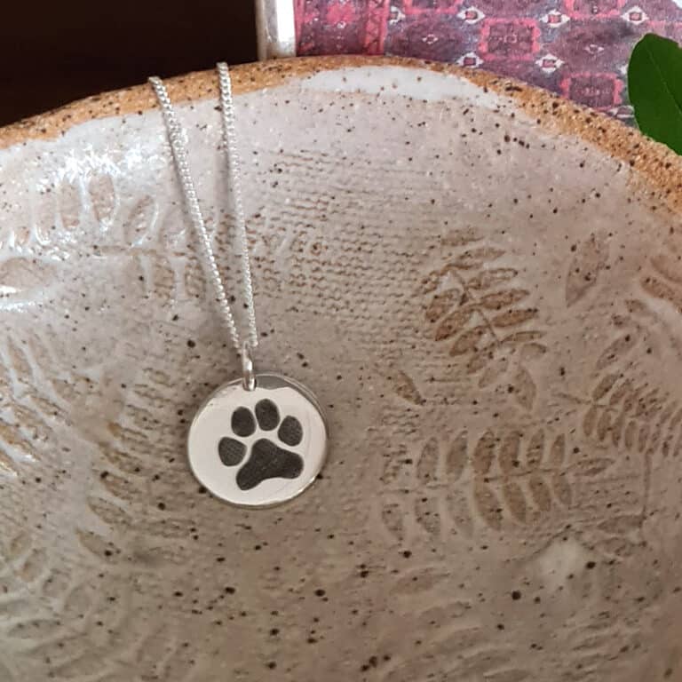 pawprint pendant