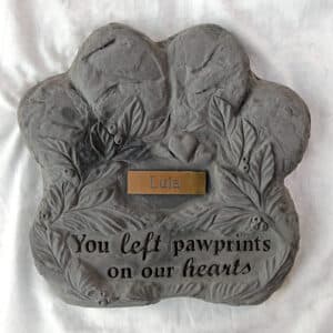 Paw Print Memorial